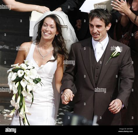 gary neville wedding.